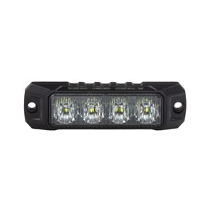 Obrázek z PROFI výstražné LED světlo vnější, bílé, 12-24V, ECE R10 