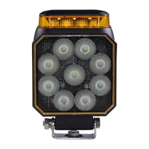 Obrázek z LED světlo obdélníkové bílé/oranžové, 14W, 101x127,6mm, ECE R65 