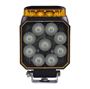 Obrázek z LED světlo obdélníkové bílé/oranžové, 14W, 101x127,6mm, ECE R65 