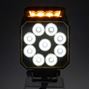 Obrázek z LED světlo obdélníkové bílé/oranžové, 14W, 101x127,6mm, ECE R65 