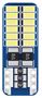 Obrázek z LED T10 bílá, 12V, plochá 24x3014 čip 