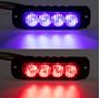 Obrázek z PROFI výstražné LED světlo vnější, červeno modré, 12-24V, ECE R65 