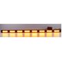 Obrázek z LED alej voděodolná (IP67) 12-24V, 96x LED 1W, oranžová 1231mm, d.o., ECE R65 