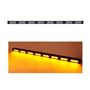 Obrázek z LED alej voděodolná (IP67) 12-24V, 96x LED 1W, oranžová 1231mm, d.o., ECE R65 