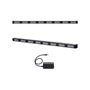 Obrázek z LED alej voděodolná (IP67) 12-24V, 96x LED 1W, oranžová 1231mm, d.o., ECE R65 