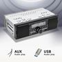 Obrázek z 1DIN autorádio Bluetooth/USB/USB-C/AUX, s vestavěnými reproduktory 