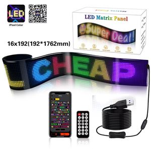 Obrázek z LED matrix panel "Devil eyes", 19,2 x 176,2cm 