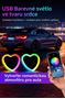 Obrázek z LED ambientní osvětlení RGB "SRDCE", bluetooth 