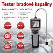Obrázek Profesionální tester brzdové kapaliny s LCD