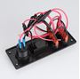 Obrázek z Panel s 4x spínači + USB-C/USB-A + Voltmetr, 12/24V 