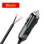 Obrázek z CL zástrčka s LED, kabelem 60cm a pojistkou 15A pro 12-24V 