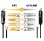 Obrázek z CL zástrčka s LED, kabelem 60cm a pojistkou 15A pro 12-24V 