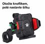 Obrázek z Univerzální držák telefonu + kameru antivibrační na kolo, motocykl 
