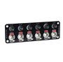 Obrázek z Panel s 6x spínači + 6x pojistky, 12/24V 