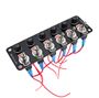 Obrázek z Panel s 6x spínači + 6x pojistky, 12/24V 