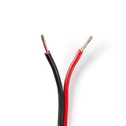 Obrázek Repro kabel 2x2,5mm2 - černočervený