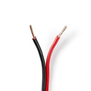 Obrázek z Repro kabel 2x1,5mm2 - černočervený 