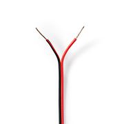Obrázek Repro kabel 2x0,5mm2 - černočervený