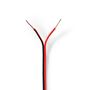 Obrázek z Repro kabel 2x0,5mm2 - černočervený 