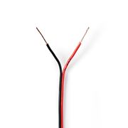 Obrázek Repro kabel 2x0,35mm2 - černočervený