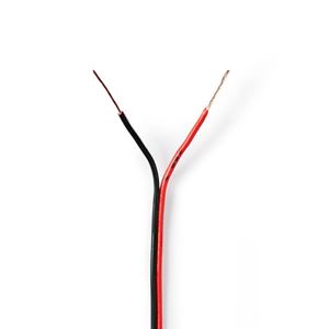 Obrázek z Repro kabel 2x0,35mm2 - černočervený 