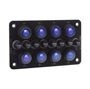 Obrázek z Panel s 8x spínači + 8x pojistky, 12/24V 