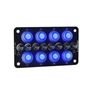 Obrázek z Panel s 8x spínači + 8x pojistky, 12/24V 