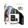 Obrázek z Paměťová karta MicroSDXC 128GB 100M + adaptér, Kingston Canvas Select Plus  