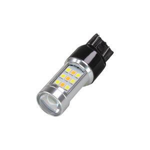 Obrázek z LED T20 (7443) bílá/oranžová, 12V, 33LED/2835SMD, Switchback 