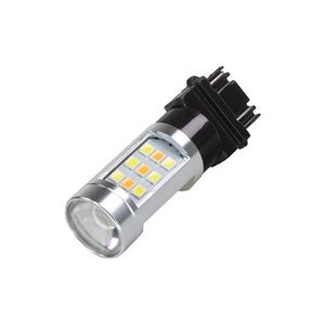 Obrázek z LED T20 (3157) bílá/oranžová, 12V, 33LED/2835SMD, Switchback 