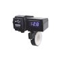 Obrázek z 2x USB nabíječka s voltmetrem na motocykl 