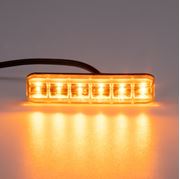 Obrázek PREDATOR 6x3W LED, 12-24V, oranžový, flexibilní, ECE R65
