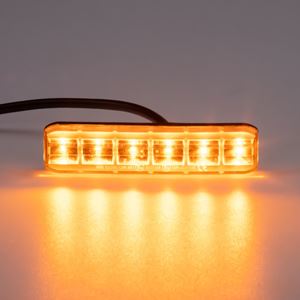 Obrázek z PREDATOR 6x3W LED, 12-24V, oranžový, flexibilní, ECE R65 