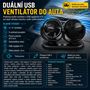 Obrázek z Ventilátor DUO na palubní desku USB-C 