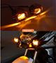 Obrázek z LED světla s čočkou na motocykl 