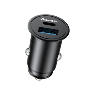 Obrázek z Rychlá nabíječka Pioneer se dvěma porty USB-C a USB-A, 18/20 W 