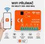 Obrázek z Univerzální 2-kanálový WiFi/RF přijímač 300–868 MHz pro vrata a brány, Tuya/SmartLife 