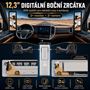 Obrázek z AHD kamerový set s monitorem 12,3", dvojitá kamera na rameni, DVR, levá strana 