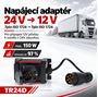 Obrázek z Napájecí adaptér 24V-12V 7pin(ISO1724) - 7pin 