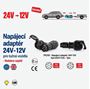 Obrázek z Napájecí adaptér 24V-12V 7pin(ISO1724) - 7pin 