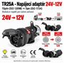 Obrázek z Napájecí adaptér 24V-12V 15pin(ISO12098) - 7pin 