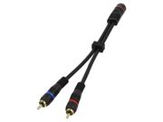 Obrázek Y adaptér 2x Cinch samec - 1x Cinch samice 0,2m