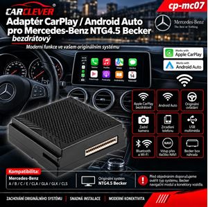 Obrázek z Adaptér CarPlay/Android Auto Mercedes-Benz A/B/C/E/CLA/GLA/GLK/CLS/ NTG4.5 Becker 
