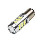 Obrázek LED BA15s bílá, 12V, 33LED/2835SMD