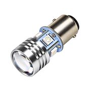 Obrázek LED BAY15d, červená, dvouvlákno, 6V, 6LED/5W, veteráni