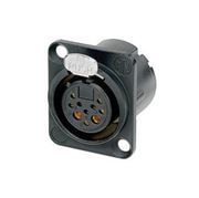 Obrázek NEUTRIK NC10FD-LX-B 8 + 2pólová zásuvka, samice