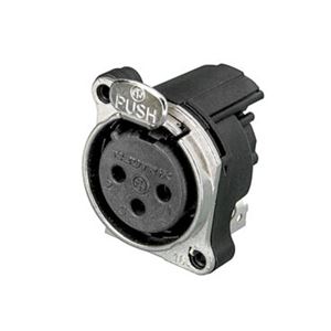 Obrázek z NEUTRIK NC3FBH1 XLR zásuvka, samice 