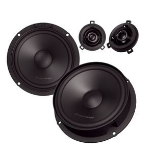 Obrázek z Reproduktor Pioneer Perfect Fit 16,5 cm, 2pásmový komponentní systém s výkonem 350 W, určený pro vozy Volkswagen, Seat, Škoda 