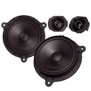 Obrázek z Reproduktor Pioneer Perfect Fit 16,5 cm, 2pásmový komponentní systém s výkonem 350 W, určený pro vozy Renault, Nissan, Dacia a Lada 