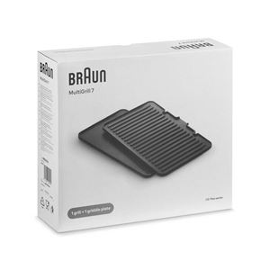 Obrázek z Braun BRSK003 grilovací desky (hladké + žebrované) pro MultiGrill 7 